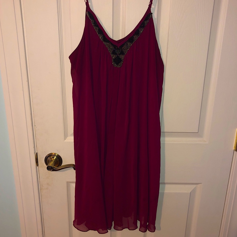 stunning spaghetti strap dress
